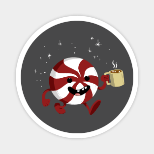 Christmas peppermint Magnet